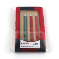 KnitPro Zing ชุดเข็มถักนิตติ้งปลายแหลมคู่ 15 ซม