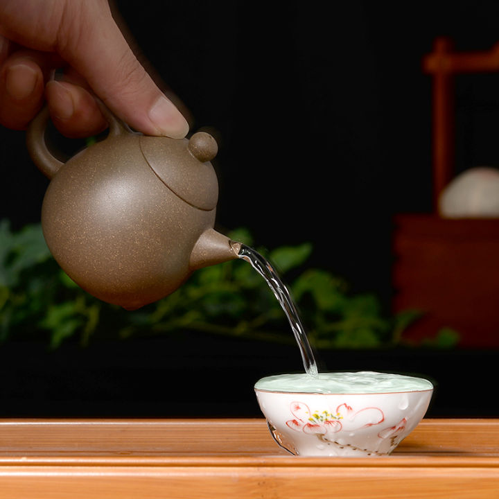 120ml-yixing-purple-sand-long-dan-teapot-teaset-hand-made-pot-original-ore-purple-mud-kung-fu-tea-set-tea-ceremony-birthday-gift