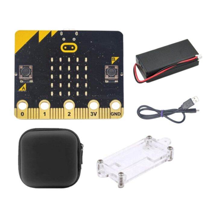 bbc-microbit-go-start-kit-diy-programmable-learning-development-board-with-microbit-battery-case-storage-bag