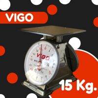 ตราชั่งสแตนเลส 15 กิโล จานแบน VIGO