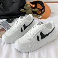 Ready Stock Plus Size Fashion Chunky Shoes Air Increased Soled Ins Style Korean Fashion Low Top Sneakers