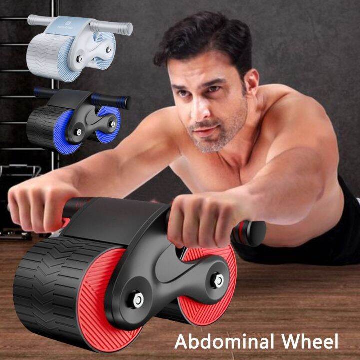 Ar New Home Gym Springback Wheels Roller Strength Training Automatic