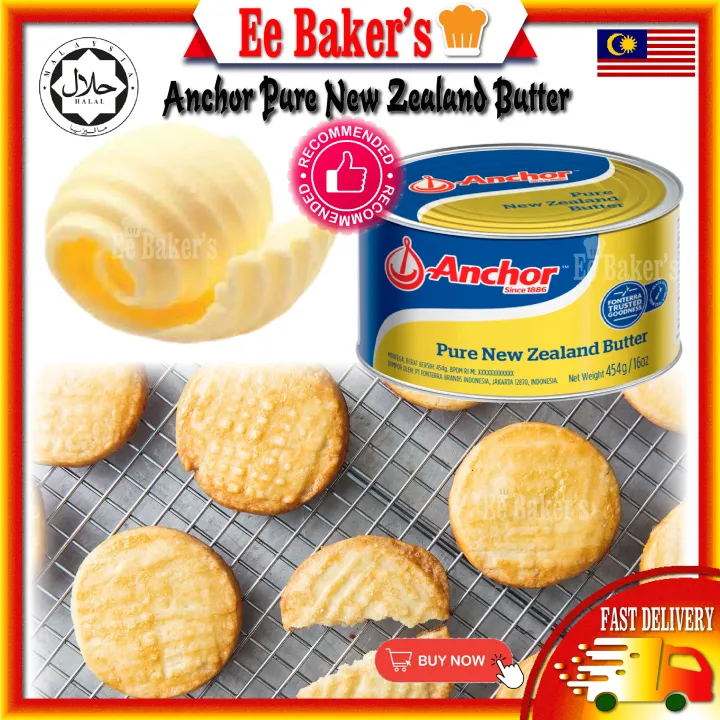 Anchor Pure New Zealand Butter 454g Tin Pure Butter Mentaga Anchor