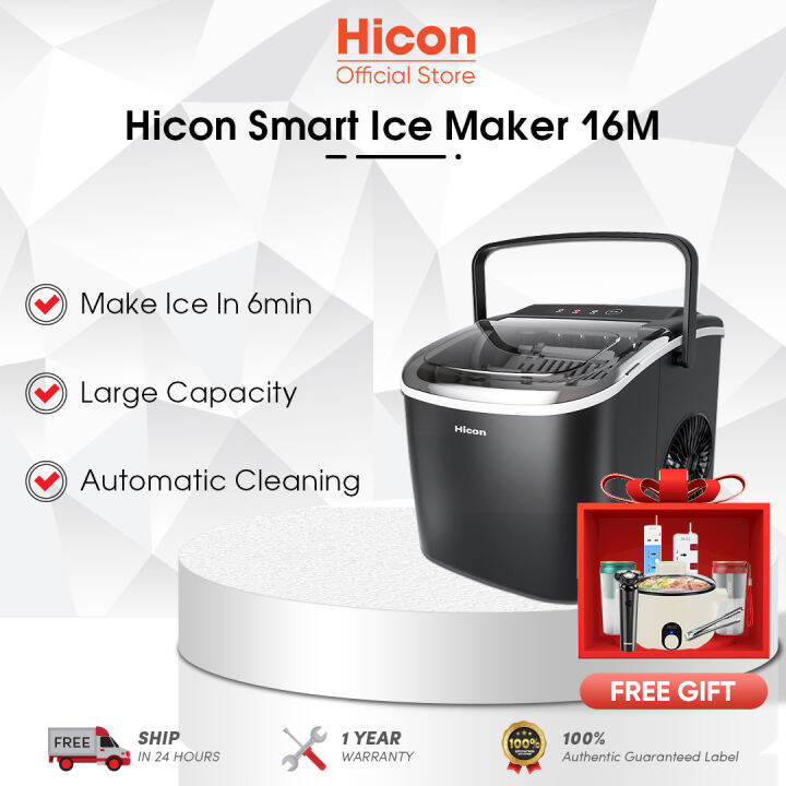 Hicon Ice Maker Machine 16M 16AL 26YB Home Ice Machine Dormitory Mini