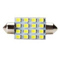 ไฟอ่านหนังสือรถ16smd โดม41มม. Dc 12V 3528