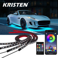 Car Underglow Light Flexible Strip LED Underbody Lights Remote APP Control Car Led Neon Light RGB Decorative Atmosphere Lamp