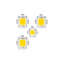 10W COB ชิปหลอดไฟแอลอีดี36V 20W 30W 50W DIY สปอตไลท์อบอุ่นสีขาวเย็นความสว่างมากสีขาวลูกปัด Floodlight