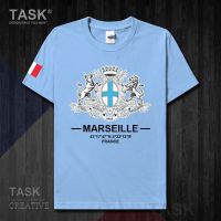 Marseille France Europe international tourist city Provence logo culture souvenir mens sports fashion t shirt tops cotton tee 20