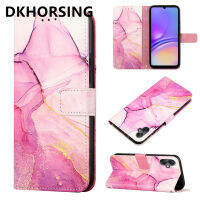 DKHORSING เคสโทรศัพท์มีกระเป๋าเงินแบบฝาพับสำหรับ Samsung Galaxy A05 A05S 2023หินอ่อนผิวลาย PU หนังใหม่รู้สึกปลอกอ่อน Samsung A05s แบบพกพากระเป๋าสตางค์การ์ดยืดกันกระแทก SAMSUNGA05กระเป๋าครอบหลัง