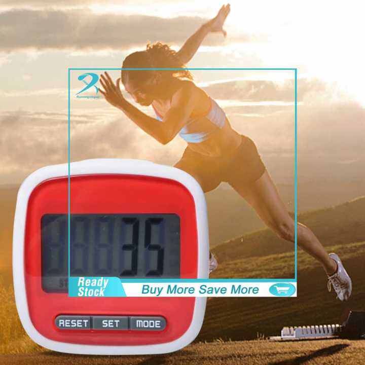 LCD 3D Sensor Walking Counter Accurate Step Counting Device Unisex for
