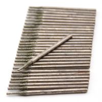 30Pcs 0.4-2.0mm Lapidary Diamond Drill Bits Coated Small Carving Burrs Micro Masonry Drilling Jewelry Tools for Gem Stone Marble