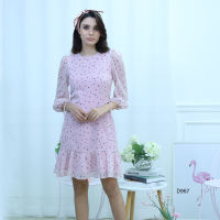 VERONIQA Dress AM-D967 by AMILA ชิฟฟอนปริ้นท์ IGPU22-1