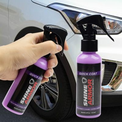 【LZ】❣☽﹉  125ml Nano Ceramic Car Wash Coating Polishing Spraying Fortify Quick Coat Polish Sealer Shine Spray Car Nano Ceramic Paint Care