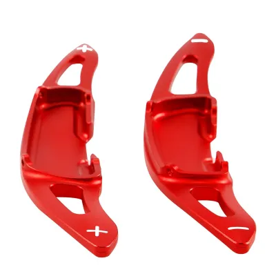 Aluminum Steering Wheel Paddle Shifter Extensions Covers 2 Pieces(Red) for Mazda 3 6 Axela Atenza CX-3 CX-5 MX-5 CX-9