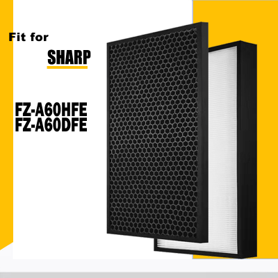 HEPA กรองเปลี่ยนสำหรับ SHARP เครื่องฟอกอากาศ KC-A60 KC-A60E KC-A60TA KC-A60EU KC-A60T KC-A60SA KC-A60EA KC-A60J FZ-A600