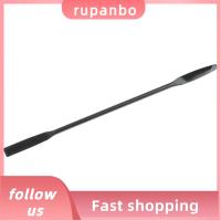 RUPANBO039392692 เหล็กไร้สนิม ไม้พายปลายคู่ ปลายสี่เหลี่ยมและกลม เงินสีเงิน ก้านกวนกวน สากลสากลสากล เครื่องมือไม้พายจาน ห้องปฏิบัติการในห้องปฏิบัติการ