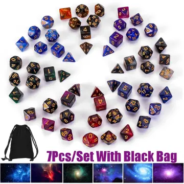 Hot Multi-Sided 7-Die Dice Set Game Dice For TRPG DND Accessories  Polyhedral D4 D6