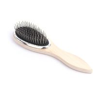 【HOT】 Boar Bristle Hairbrush Handle Massage Comb Anti-static Hair Scalp Paddle Brushes Barber Styling Tools