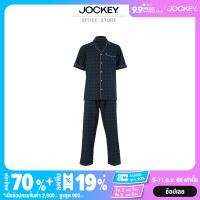 JOCKEY UNDERWEAR ชุดนอน รุ่น SLEEPWEAR KU JK1640B SHORT SLEEVE/PANTS ชุดนอน ชุดนอนผู้ชาย