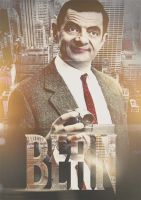 Mr.bean โปสเตอร์ตลกกระดาษคราฟท์พิมพ์ผนังตกแต่งบ้านสไตล์วินเทจบ้านศิลปะแบรนด์ MO46