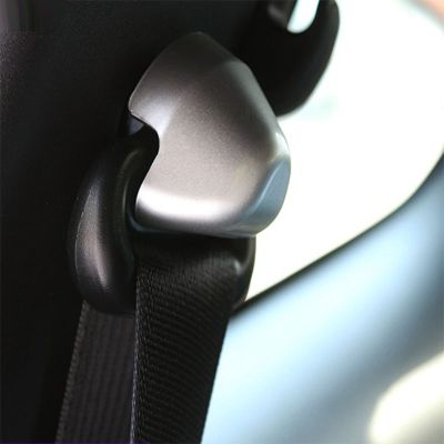 ✥✱ Car Seat Belt Modification Cover Sticker Safety Belt Buckle Decorative Shell for 15-20 Ford Mustang Accessories Auto Interior