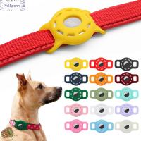 PHILLIPOHN Hollow Dog Cat Collar GPS Finder Silicone Air Tag Holder Pet Anti-lost Locator Sleeve Airtag Protective Case Tracker Protector Cover