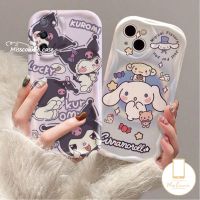 เคสโทรศัพท์มือถือ แบบนิ่ม ลายการ์ตูนสุนัขคุโรมิ ขอบโค้ง สําหรับ IPhone 7Plus XR 14 13 12 MAX X XS 7 6S 6 8 2020