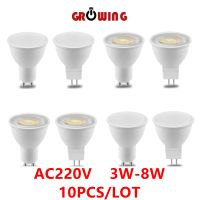 Spot Foco หลอดไฟ LED AC220V สปอตไลท์อบอุ่นสีขาวแสงสีขาวเย็นสำหรับตกแต่งบ้าน Gu10 GU5.3เปลี่ยนหลอดฮาโลเจน