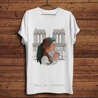 Esmeralda At Notre Dame De Paris T Shirt Men Summer New White Casual Homme t-shirt Unisex Summer Tees Hip Hop Harajuku