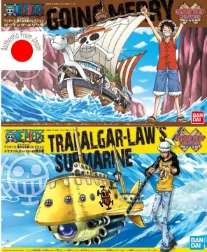 Bandai Original ONE PIECE Anime Model GRAND SHIP COLLECTION GOING MERRY  Action Figure Assembly Model Toys Gifts for Children