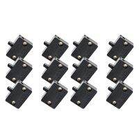 12Pcs Door LED Switch For Closet Light Normally Closed Cabinet Electrical Lamp Switches For Closet Pantry Cabinet Black