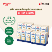 Thùng Sữa Vani Hàn Quốc Binggrae Vanilla Milk 200ml x 24 hộp