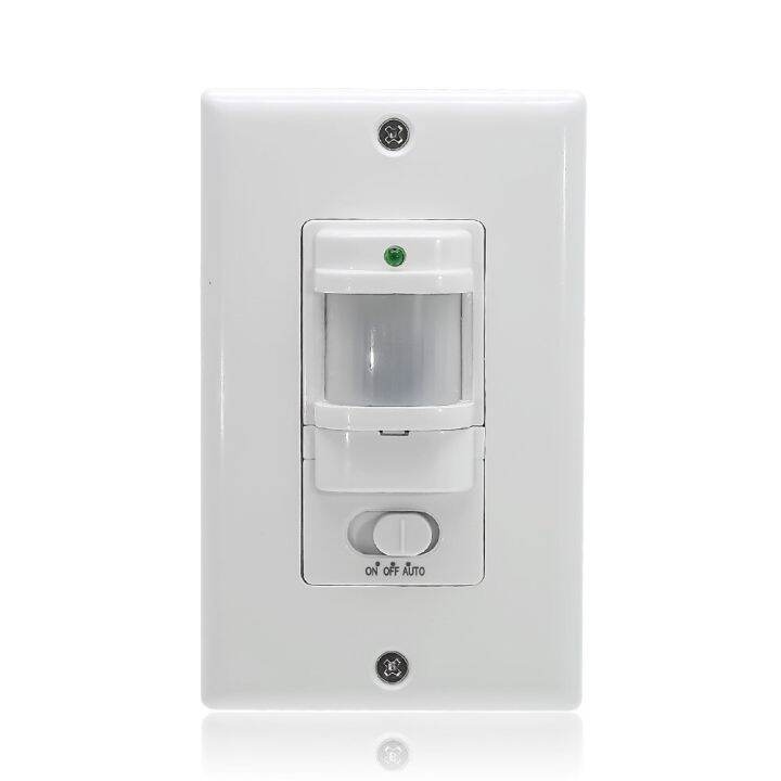 110V220V ON OFF AUTO Wall Mount Motion Sensor Switch Automatic PIR