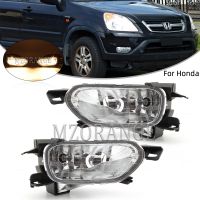 LED Fog Lights Foglights Headlights For Honda CRV CR-V RD5 RD7 2002 2003 2004 SUV Front Lamps Foglight With Bulb Foglamp