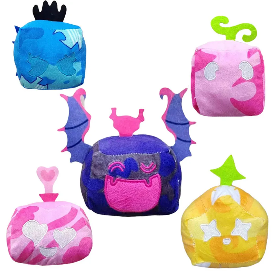 20cm Cute Blox Fruits Plush Toy Spirit Dragon Control Fruit Cartoon  Adventure Game Soft Stuffed Kawaii Blox Fruits Peluche Doll Christmas Cny  New Year Gift