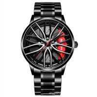 Quartz electronic movement watch mens waterproof wheel style non-mechanical new