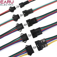 2pin 3pin 4pin 5pin 6Pin led connector Male/female JST SM 2 3 4 5 6Pin Plug Connector Wire cable for led strip light Lamp Driver