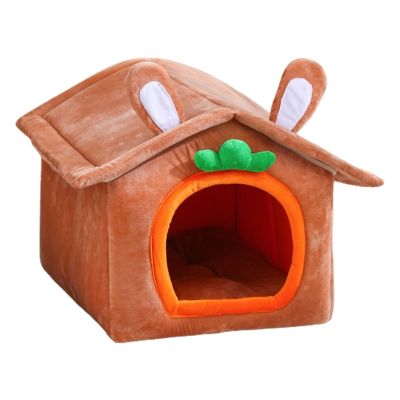 Deep Sleeping Warm In Winter Cat Bed Little Mat Basket Small Dog House Products Pet Tent Cozy Nest Cave Indoor Warm
