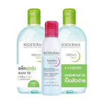 Bioderma Sensibio H2O 500Ml (Twin Pack)+Sen H2O Eye 125Ml ไบโอเดอร์มา ซีเบี่ยม เอชทูโอ 500 มล.(แพ็คคู่) + เซ็นซิบิโอ เอชทูโอ อาย 125 มล.