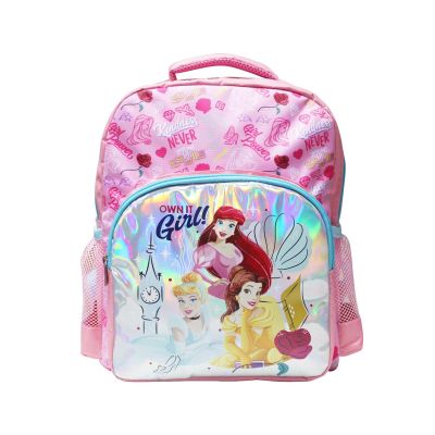 กระเป๋าเด็ก KIDS BAG กระเป๋าเป้เด็ก กระเป๋านักเรียน สินค้าขายดี ลายการ์ตูนลิขสิทธิ์แท้ กระเป๋าเป้ 15 นิ้ว PRINCESS DN01 274