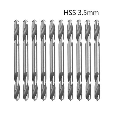 HH-DDPJ10pcs/set 3.0/3.2/3.5/4.0/4.2/4.55.0/5.2mm Hss Double Ended Spiral Torsion Drill Tools Drill Set