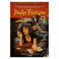 【D088】 The New Movie Pulp Fiction Retro Poster Kraft Paper Home Restaurant Decorative Painting