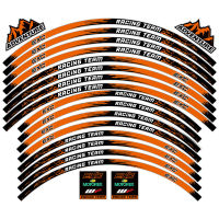 1เซ็ตรถจักรยานยนต์ด้านหน้า21 "ด้านหลัง18" ล้อสติ๊กเกอร์สะท้อนแสงริม D Ecals สำหรับ KTM 125 250 300 350 450 500 EXC