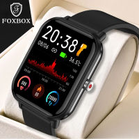 Foxbox 2022ใหม่ Smart Watch ผู้ชายผู้หญิงกีฬานาฬิกาอัตราการเต้นหัวใจติดตามการออกกำลังกายนาฬิการ่างกายตรวจสอบอุณหภูมิผู้ชาย S Mart W Atch