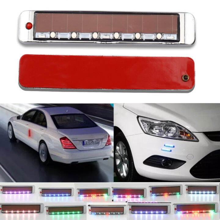 【In Stock】Car Warning Light Wireless Car Solar LED Strobe Warning Light