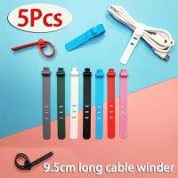 5Pcs Reusable Cable Ties Headphone Wire Ties Earphone Cord Wrap Winder Manager Keeper Organizer Cable Clips Earbuds Holder Strap