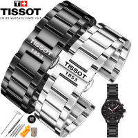 Tissot/Tiansuo สายนาฬิกาเข็มขัดเหล็กเดิม Junya Cool Tuhao Zhichi Series 316สแตนเลสสตีลเข็มกลัดผีเสื้อ22สำหรับผู้ชายและผู้หญิง