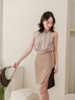 Kimmy Skirt กระโปรงผ่าหน้า Miladi