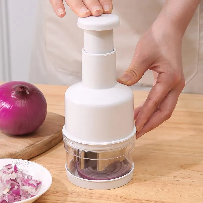 Garlic Grinding Chopper Multi Function Press Vegetables Food