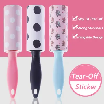 Mini Tear-Off Clothes Sticker Roller Sticky Paper Portable Lint